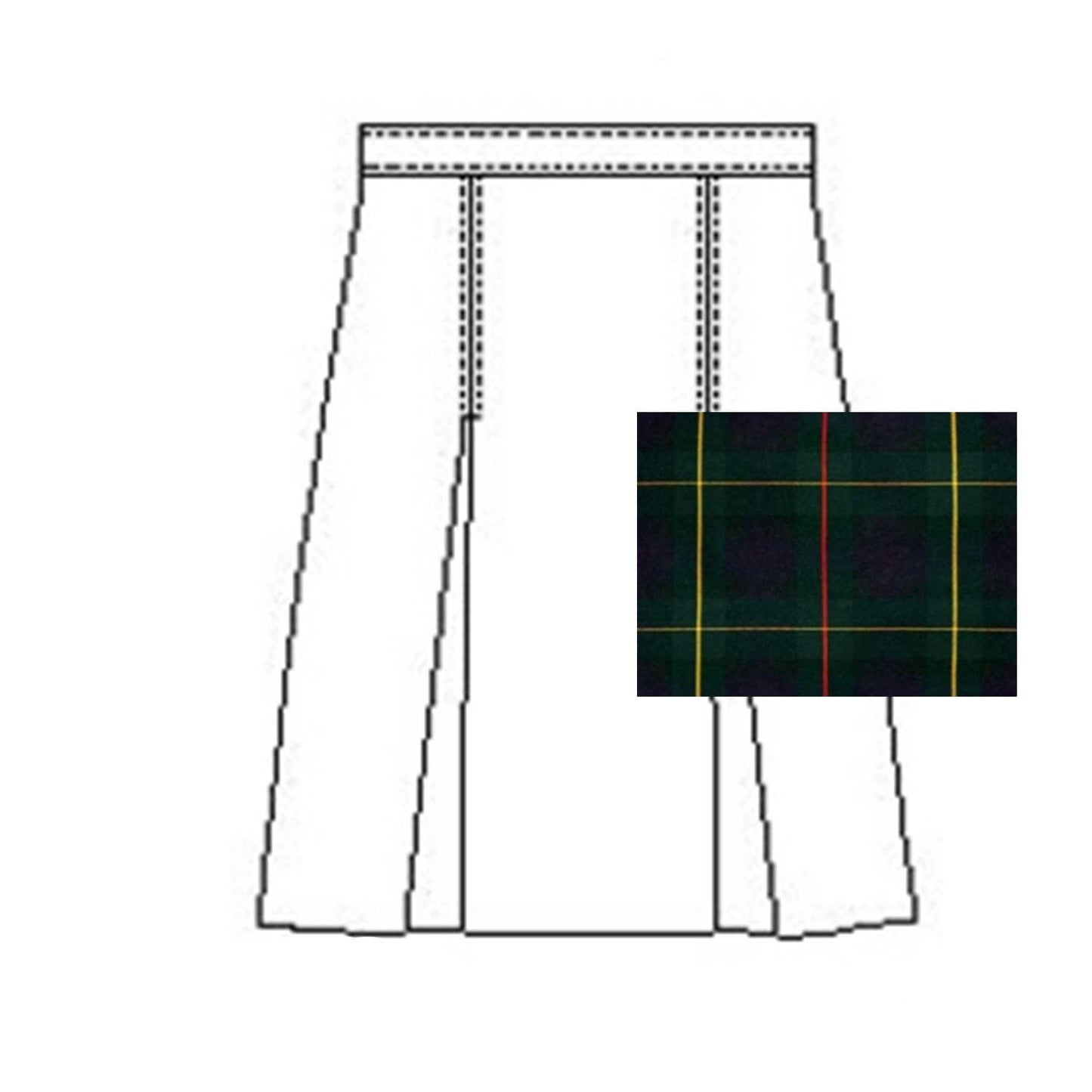 Skirt Model 34 - Polyester Plaids - 1121