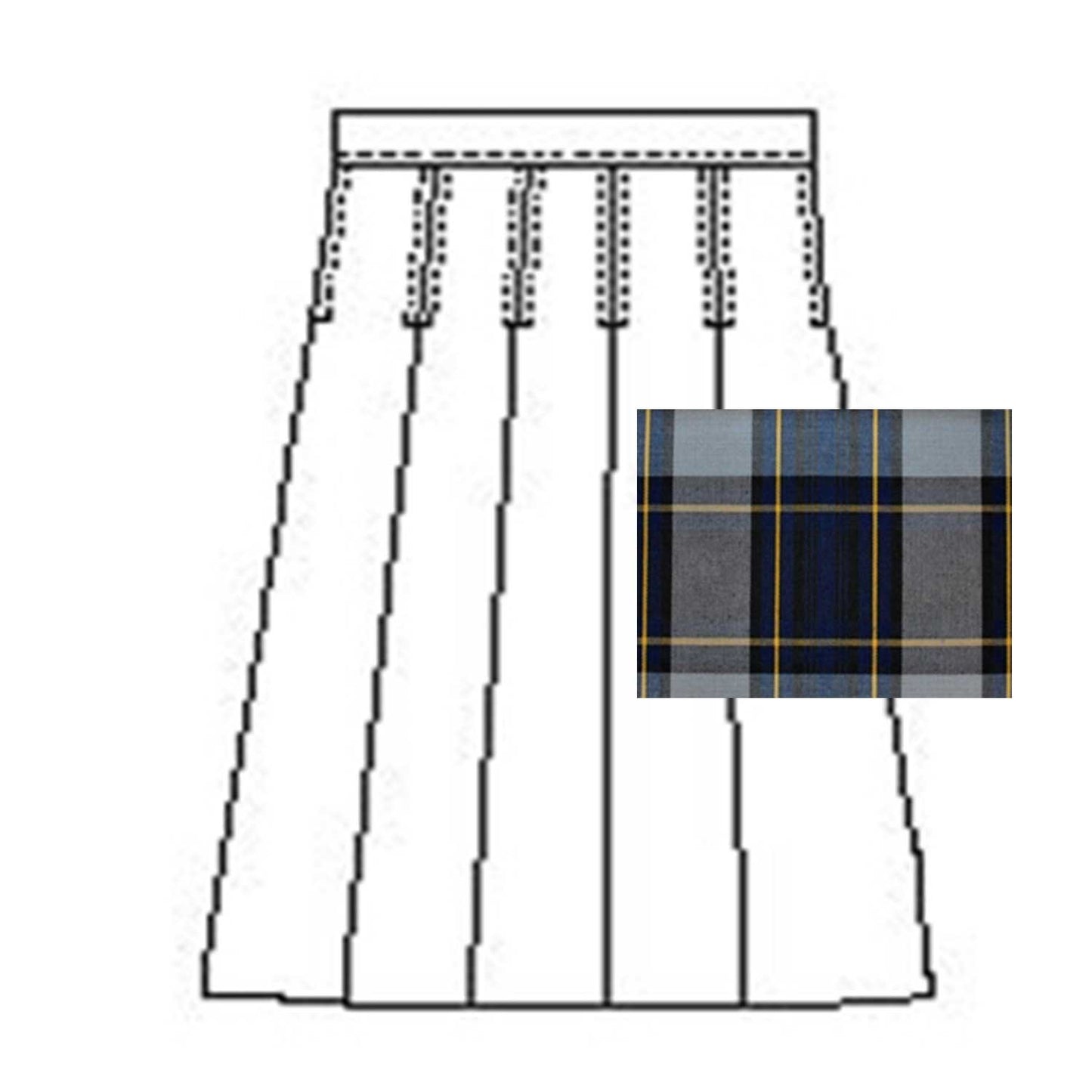 Skirt Model 43 - Blend Plaids - 1101