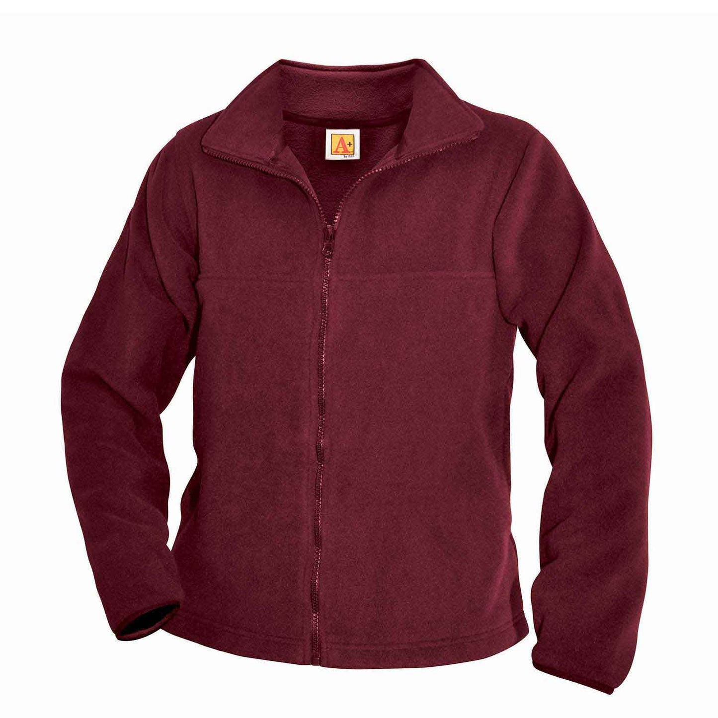 Unisex Zip-Front Fabri-Tech Fleece Jacket w/Logo - 1122
