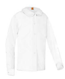Peter Pan Long Sleeve Broadcloth Blouse, No Pocket - 1108