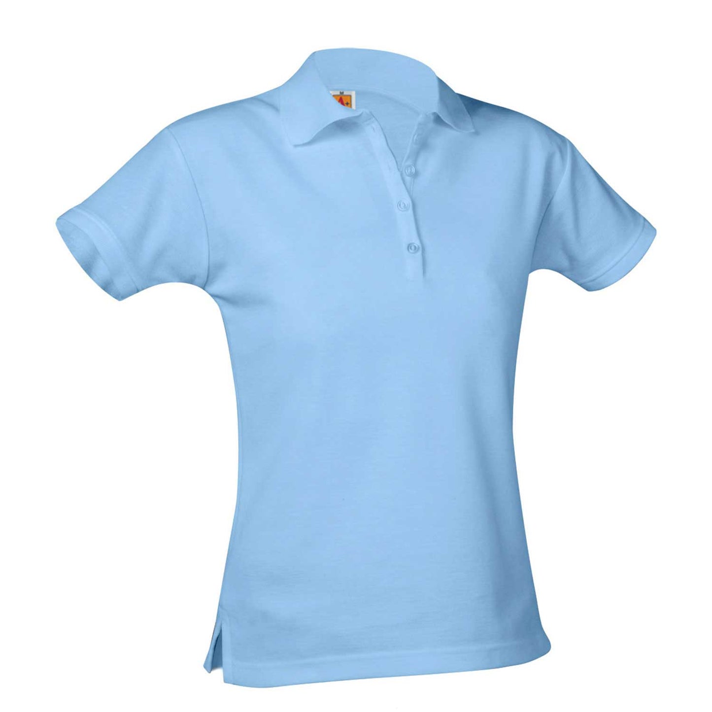 Pique Knit Short Sleeve Polo Knit Shirt (Female) w/Logo - 1112