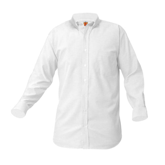 Oxford Long Sleeve Shirt (Male) w/Logo - 1124