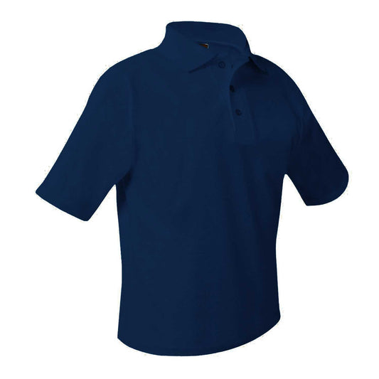 Unisex Pique Polo Shirt, Short Sleeves, Hemmed w/Logo - 1122