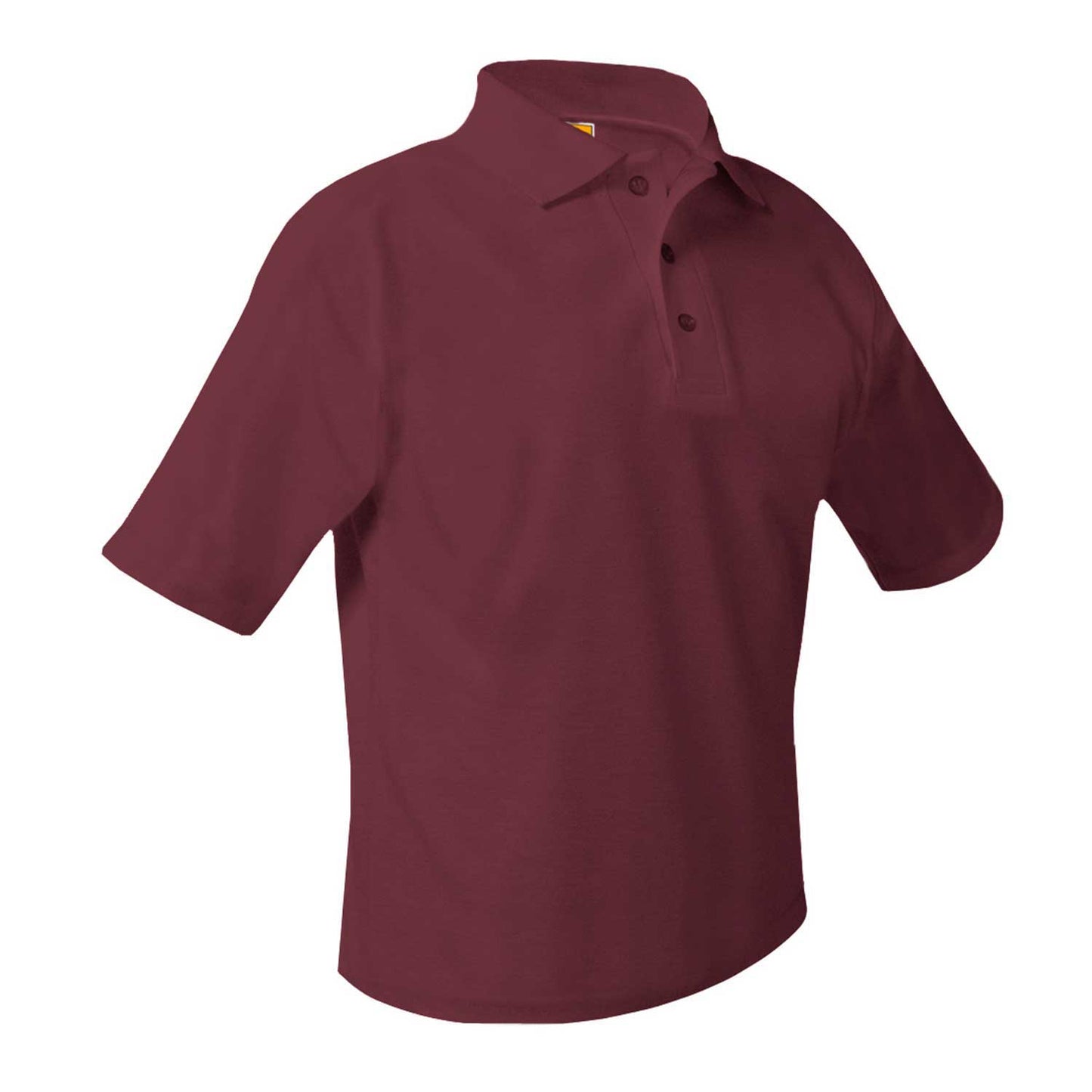 Unisex Pique Polo Shirt, Short Sleeves, Hemmed w/Logo - 1100