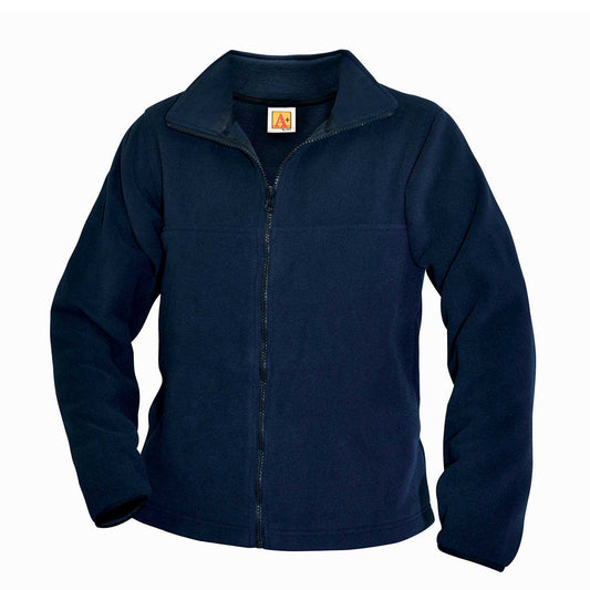 Unisex Zip-Front Fabri-Tech Fleece Jacket w/Logo - 1123