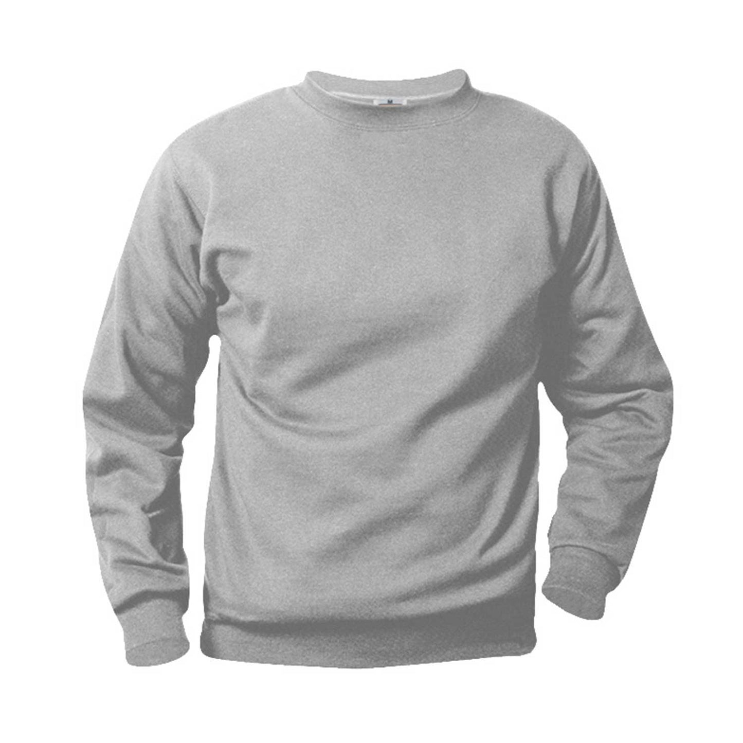 Unisex Crewneck Fleece Sweatshirt w/Logo - 1107
