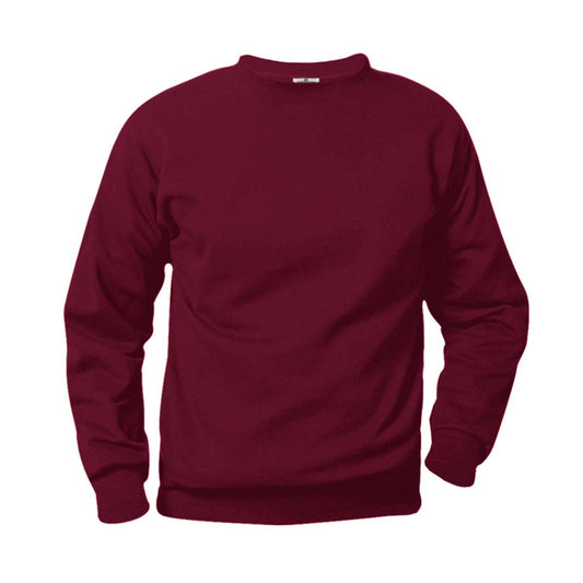 Unisex Crewneck Fleece Sweatshirt w/Logo - 1100
