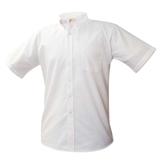 Oxford Short Sleeve Shirt (Male) w/Logo - 1112