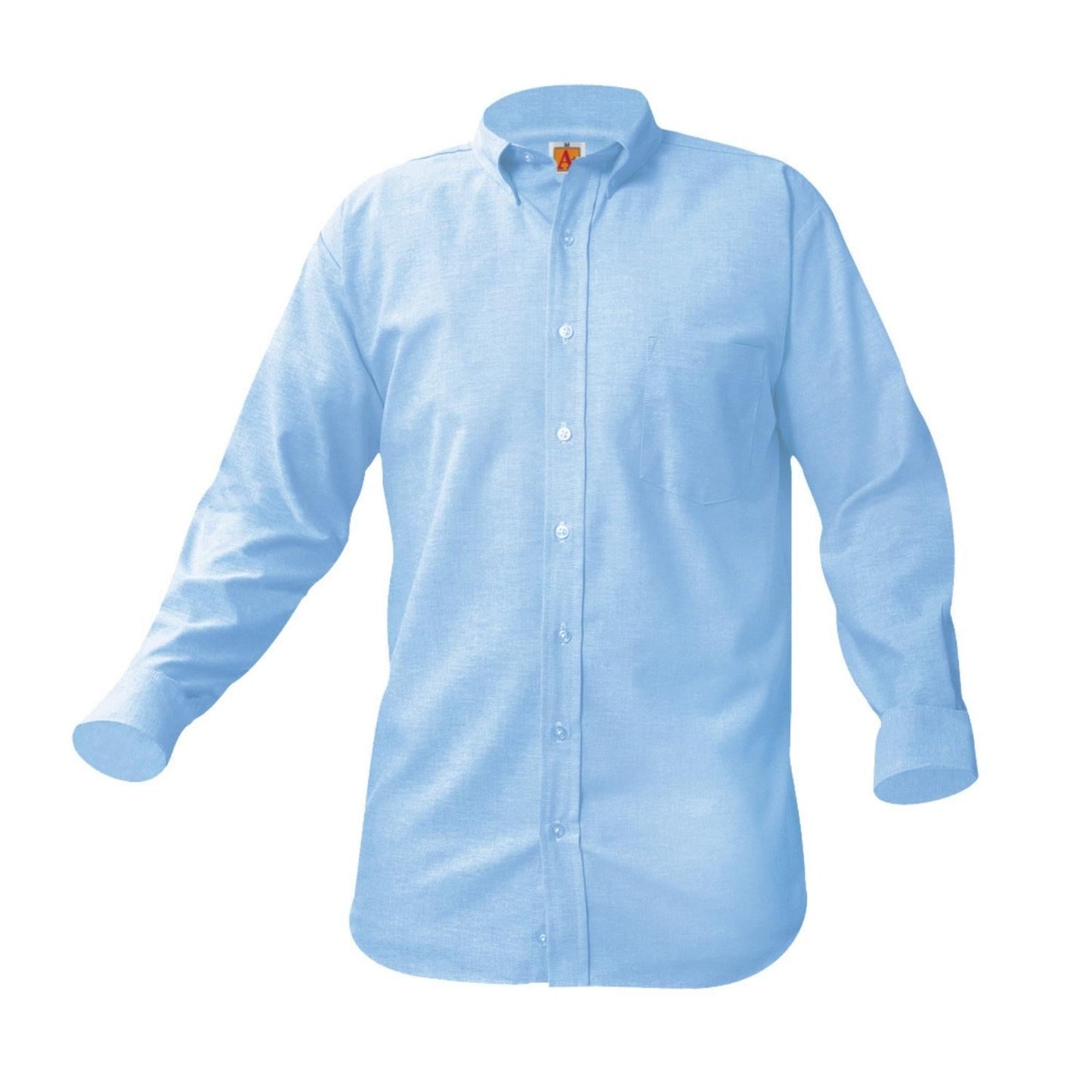 Oxford Long Sleeve Shirt (Male) w/Logo - 1112