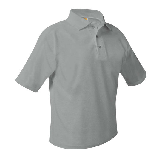 Unisex Pique Polo Shirt, Short Sleeves, Hemmed w/Logo - 1113