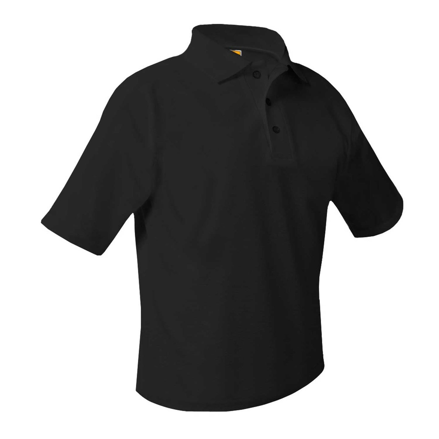 Unisex Pique Polo Shirt, Short Sleeves, Hemmed w/Logo - 1105