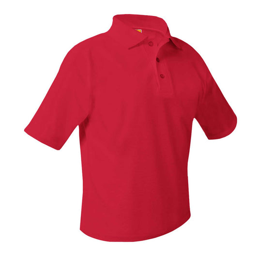 Unisex Pique Polo Shirt, Short Sleeves, Hemmed w/Logo - 1111