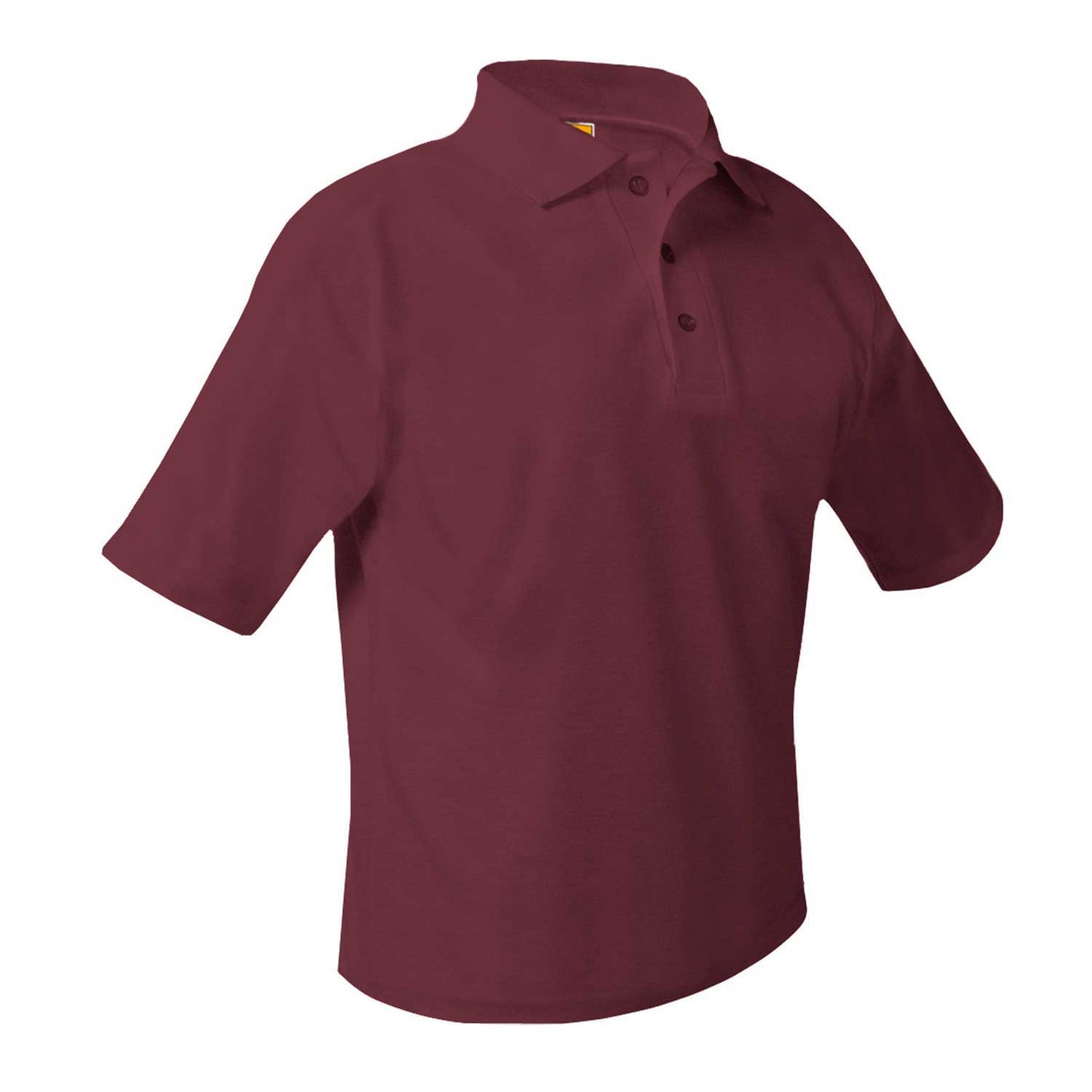 Unisex Pique Polo Shirt, Short Sleeves, Hemmed w/Logo - 1106