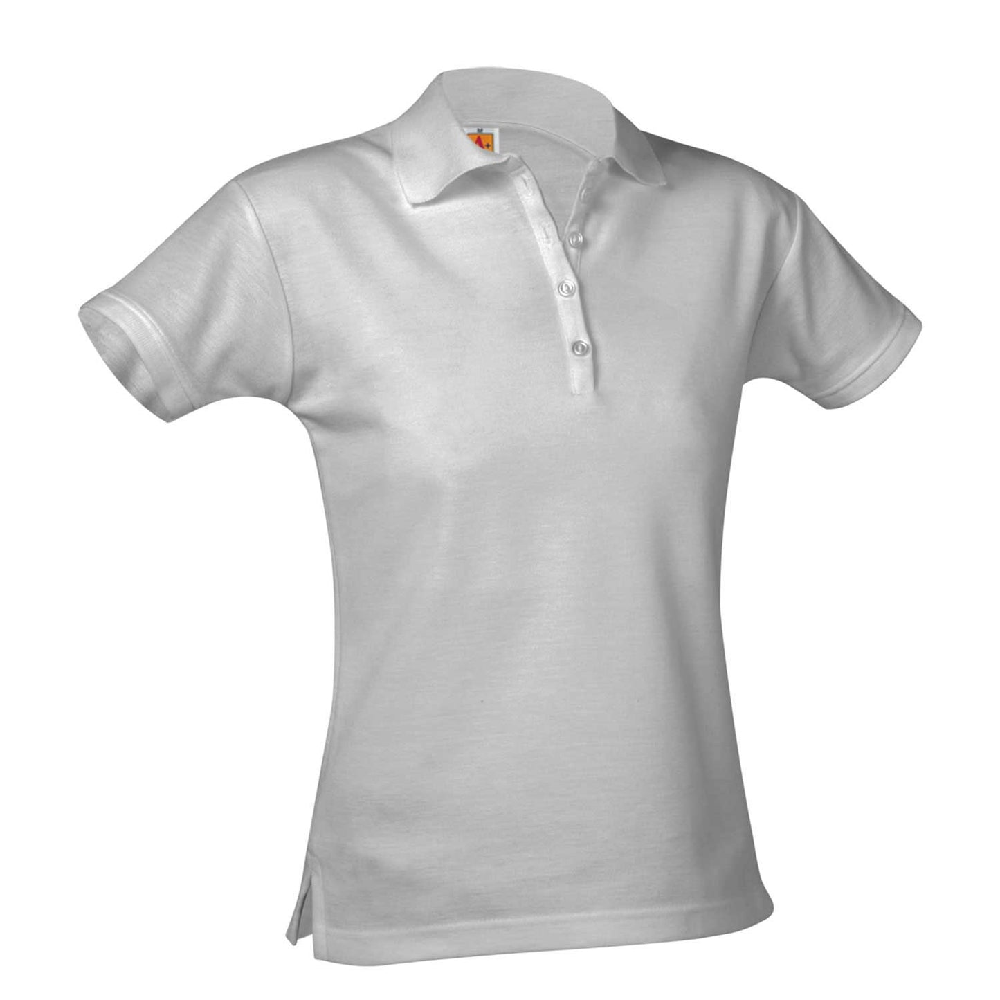 Pique Knit Short Sleeve Polo Knit Shirt (Female) w/Logo - 1100