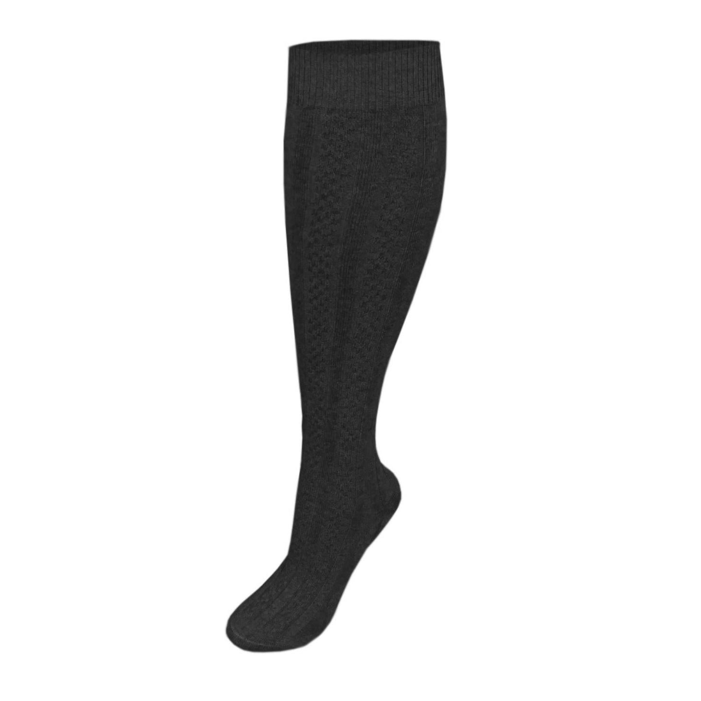 3-Pack Girl's Premium Cable Knee-Hi Socks - 1121